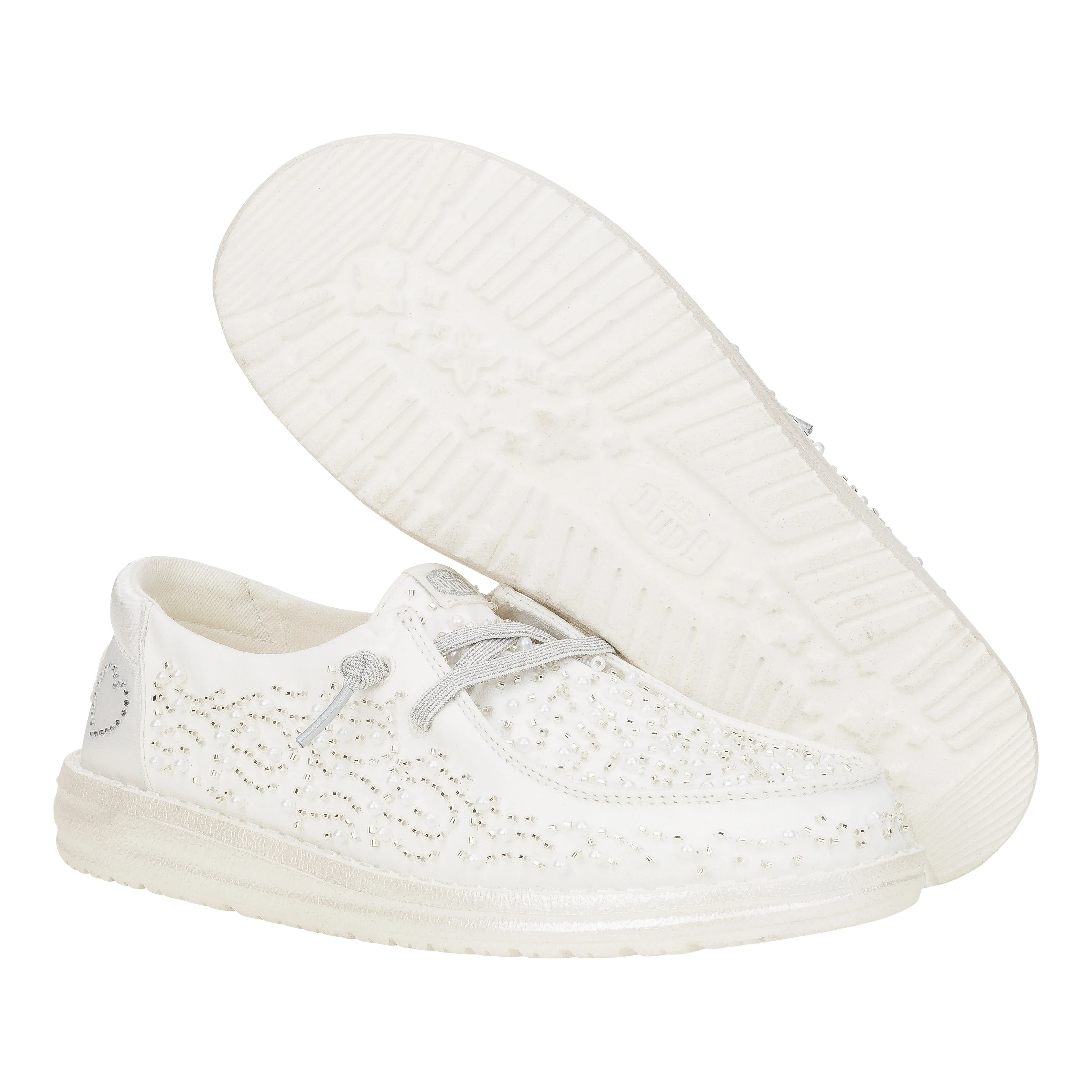 Wendy Bridal Pearl - White/Silver