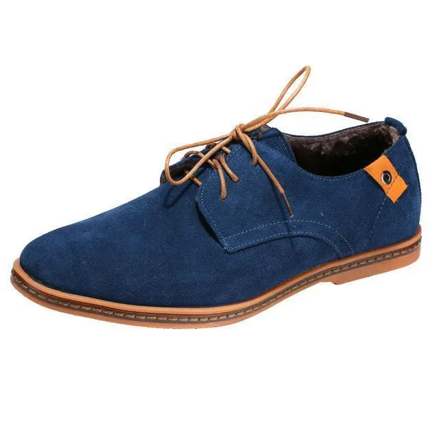 West Louis Nubuck Leather Warm Velvet Shoes