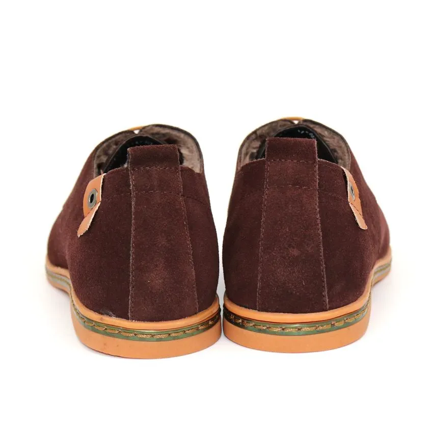West Louis Nubuck Leather Warm Velvet Shoes